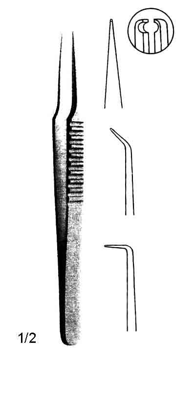 MİKRO PENSET DÜZ 0.30MM 13,5CM